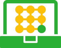Line Two Colour vector