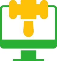 Line Two Colour vector