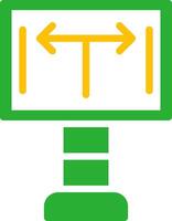 Line Two Colour vector