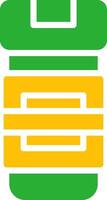 Line Two Colour vector