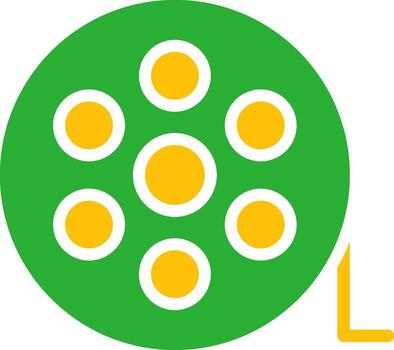 Line Two Colour vector