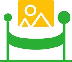 Line Two Colour vector