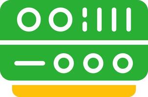 Line Two Colour vector