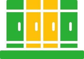 Line Two Colour vector