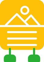 Line Two Colour vector