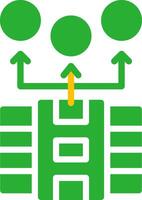 Line Two Colour vector