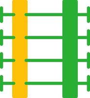 Line Two Colour vector