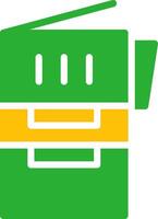 Line Two Colour vector
