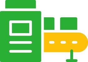Line Two Colour vector