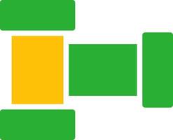 Line Two Colour vector