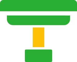 Line Two Colour vector