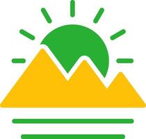 Line Two Colour vector