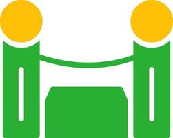 Line Two Colour vector