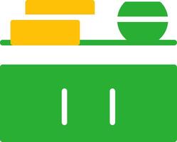 Line Two Colour vector