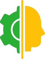 Line Two Colour vector