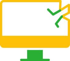 Line Two Colour vector