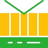 Line Two Colour vector