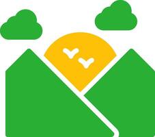 Line Two Colour vector