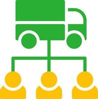 Line Two Colour vector