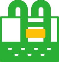 Line Two Colour vector