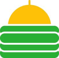 Line Two Colour vector