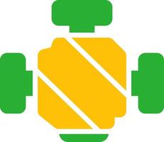 Line Two Colour vector