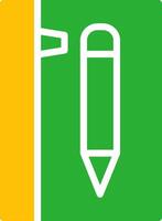 Line Two Colour vector