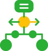 Line Two Colour vector