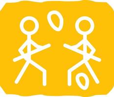 Line Two Colour vector