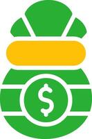 Line Two Colour vector