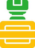 Line Two Colour vector