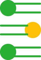 Line Two Colour vector