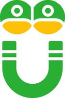 Line Two Colour vector