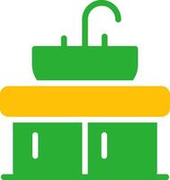Line Two Colour vector