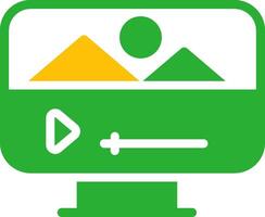 Line Two Colour vector