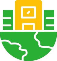 Line Two Colour vector