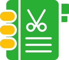 Line Two Colour vector