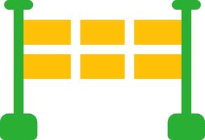 Line Two Colour vector