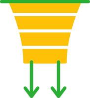 Line Two Colour vector