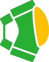 Line Two Colour vector