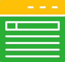 Line Two Colour vector