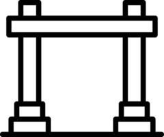 Line Two Colour vector