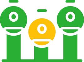 Line Two Colour vector