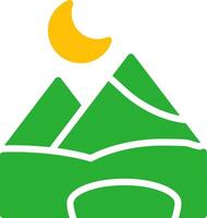 Line Two Colour vector