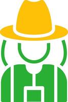 Line Two Colour vector
