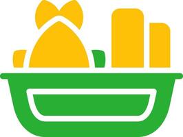 Line Two Colour vector