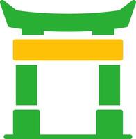 Line Two Colour vector