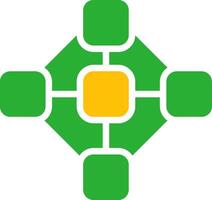 Line Two Colour vector