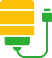 Line Two Colour vector