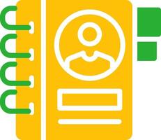 Line Two Colour vector